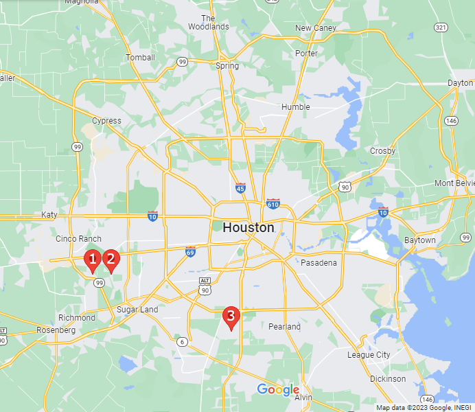 Map of Houston